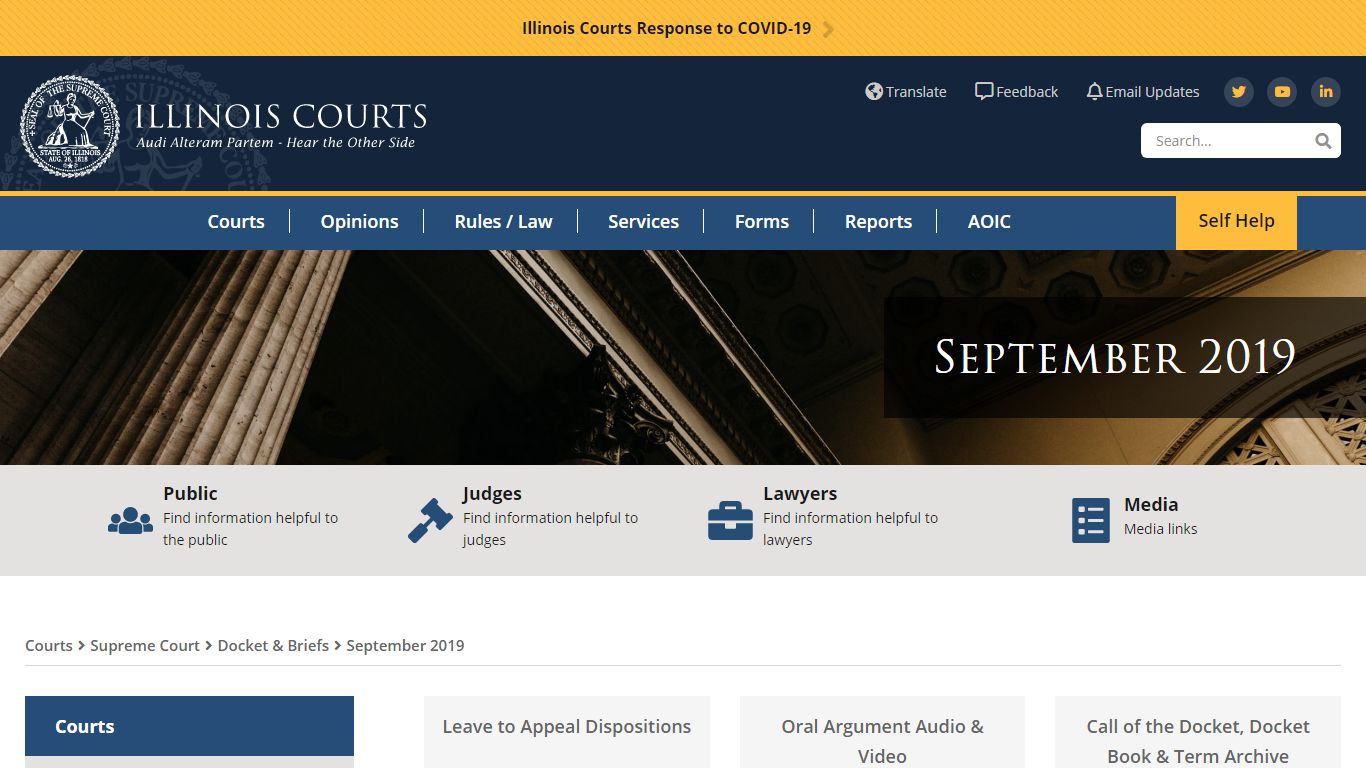 September 2019 - Administrative Office of the Illinois Courts